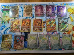 Pokemon Full Art Black Star Promo Lot Of 16 Cards NM Eevee Articuno Meowth - Image 1