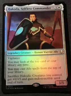 Hakoda, Selfless Commander - Foil - TLA - MTG - EN - NM - 0023 - Image 1