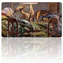 Slivers Playing Poker - Board Game MTG Playmat Games Mousepad Play Mat of TCG - Image 1