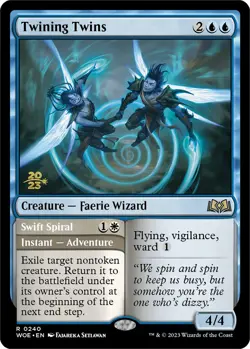 Twining Twins // Swift Spiral (Promo Pack) [Wilds of Eldraine Promos] - Image 2