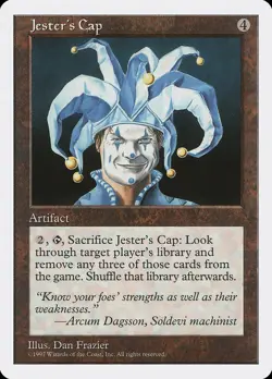 Jester's Cap 5th Edition NM Artifact Rare MAGIC THE GATHERING CARD ABUGames - Image 1