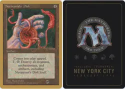 Nevinyrral's Disk - Sideboard - George Baxter - 1996 ~ Near Mint Pro Tour C MTG - Image 1