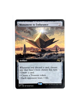 Monument to Endurance R 0394 Extended Art REGULAR MTG Aetherdrift DFT EN NM/M - Image 1
