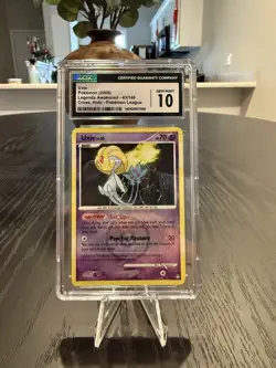 GEM MINT Pokemon: Uxie #43/146 Holo RARE Crosshatch 2008 Pokemon League - CGC 10 - Image 1