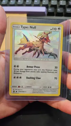Type: Null SHINY SV45/SV94 Hidden Fates NM Holofoil Rare Pokemon Card - Image 1