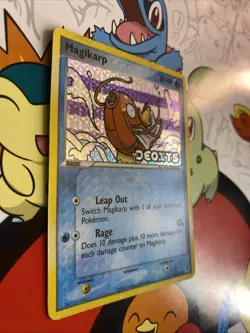 Pokemon TCG Magikarp EX Deoxys 64/107 Stamped 2006 Reverse Holo Card - LP - Image 2
