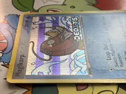 Pokemon TCG Magikarp EX Deoxys 64/107 Stamped 2006 Reverse Holo Card - LP - Image 3