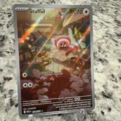 Pokemon TCG Stufful 154/132 Me01: Mega Evolution Illustration Rare 🔥 - Image 2