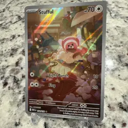 Pokemon TCG Stufful 154/132 Me01: Mega Evolution Illustration Rare 🔥 - Image 3