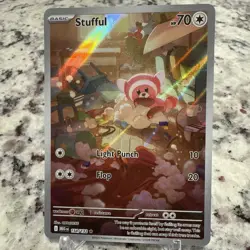 Pokemon TCG Stufful 154/132 Me01: Mega Evolution Illustration Rare 🔥 - Image 4