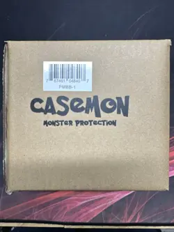 Casemon UV Pro-Safe Acrylic Display Hard Case Pokemon “BOOSTER” Box Magnetic Lid - Image 1