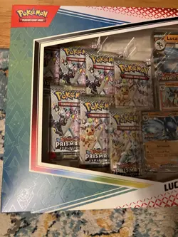 PRISMATIC EVOLUTIONS Lucario EX and Tyranitar EX Premium Collection Sam’s Club - Image 2