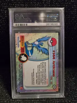 PSA 10 2000 Pokemon Game Topps Chrome Articuno TV Rare Base Series 2 GEM MINT - Image 2