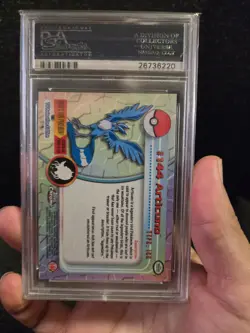 PSA 10 2000 Pokemon Game Topps Chrome Articuno TV Rare Base Series 2 GEM MINT - Image 4