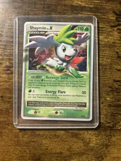 Pokemon TCG Shaymin LV.X Black Star Promotional Holo - Image 1