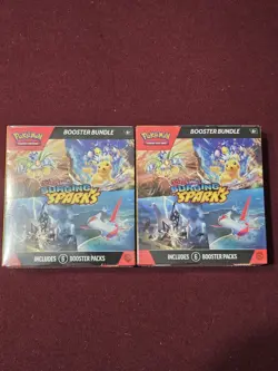 Pokemon TCG Surging Sparks Booster Bundle Lot of 2 - (NEW & SEALED) - Image 1