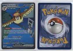 Pidgeot ex Special Illustration Rare Pokemon SV03: Obsidian Flames (OBF) #225 - Image 3
