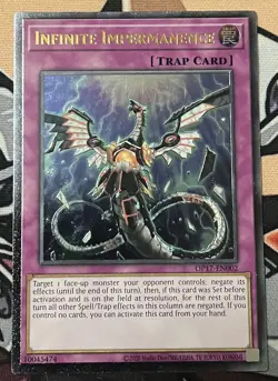 Yugioh Infinite Impermanence OP17-EN002 Ultimate Rare NM - Image 1