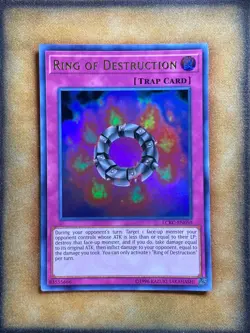 Yugioh Ring of Destruction LCKC-EN050 Ultra Rare NM - Image 1
