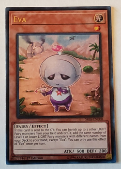 Yu-Gi-Oh Eva Ultra Rare 1st edition SR05-EN000 - Image 1