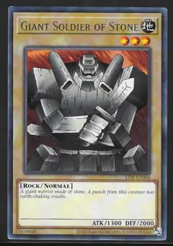 Yugioh - Giant Soldier Of Stone (Rare) (Unlimited) - LOB-EN068 - Image 1