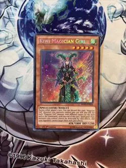 (22) Yugioh Kiwi Magician Girl MVP1-ENS16 Secret Rare 1st Ed VLP - Image 1