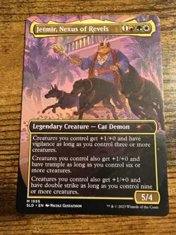 MTG Magic The Gathering Thick Stock Card! Jetmir Nexus of Revels Secret Lair! - Image 1