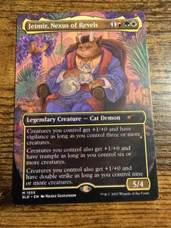 MTG Magic The Gathering Thick Stock Card! Jetmir Nexus of Revels Secret Lair! - Image 2