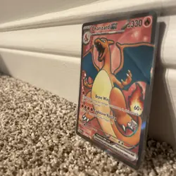 Pokemon TCG Charizard EX Holo Ultra Rare Card Scarlet & Violet 151 - Image 2