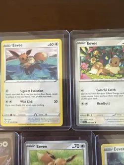 9 Eevee Lot All Nm To Lp Pokemon TCG Cards - Image 2