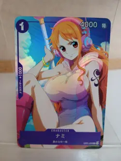 Nami One Piece Anime Waifu Sexy Goddess Doujin Card - Image 1