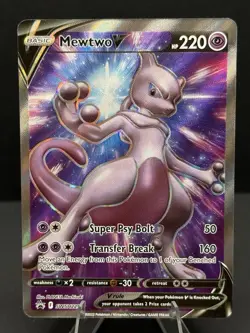 Mewtwo v SWSH229 Holo Black Star Promo Pokemon Card - Image 1