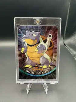 Blastoise - Pokemon TOPPS #09 TV Animation Edition Pokemon Card - Image 1