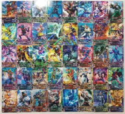 Lot of 40 Japanese Kamen Rider Battle: Ganbarizing Rare Card Set - Image 1