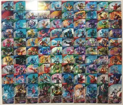Lot of 100 Japanese Kamen Rider Battle: GANBA LEGENDS Normal & Rare Card Set - Image 1