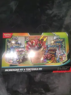 Pokemon Trading Card Game Incineroar ex and Torterra ex Special Collection Box - Image 2