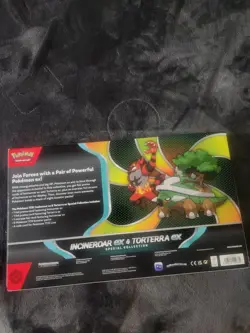 Pokemon Trading Card Game Incineroar ex and Torterra ex Special Collection Box - Image 3