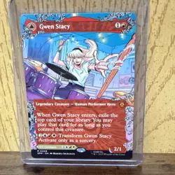 MTG Gwen Stacy (0209) (Borderless) Spider-Man Regular - Image 1