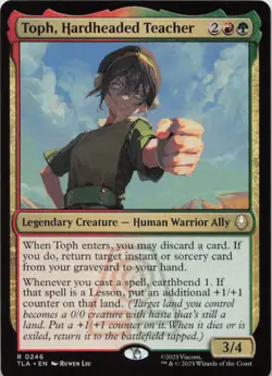 Toph, Hardheaded Teacher R Avatar: The Last Airbender 246 NM MTG - Image 1
