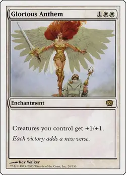 Glorious Anthem 20 MTG NM 8th Edition - Image 1