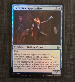 MTG Eccentric Apprentice Adventures in the Forgotten Realms AFR 057/281 Foil NM - Image 1