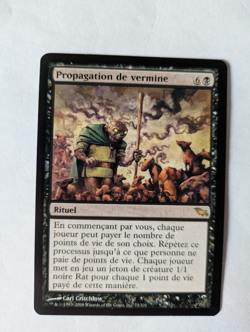 French Plague of Vermin Shadowmoor MTG NM Free shipping with tracking - Image 1