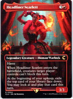 #4 Headliner Scarlett (Borderless) Ravnica: Clue Edition Rare - Image 1