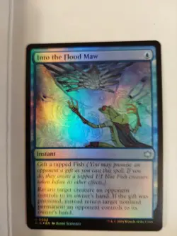 Into the Flood Maw Bloomburrow Foil - Image 1