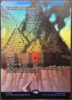 MTG Avatar: The Last Airbender-Eternal Tarnished Citadel Borderless Foil(Mythic) - Image 1