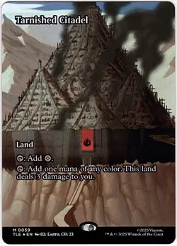 MTG Avatar: The Last Airbender-Eternal Tarnished Citadel Borderless Foil(Mythic) - Image 2