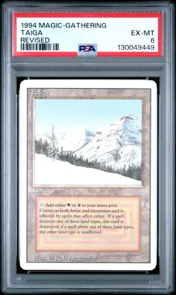 1994 MTG REVISED TAIGA PSA 6 - Image 1