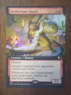 Bothersome Quasit | NM | Extended Art | Battle for Baldur's Gate | CLB #628 - Image 1