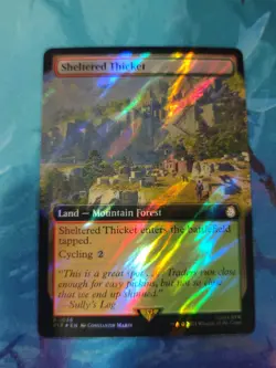 Sheltered Thicket MTG Extended Surger Foil Fallout - Image 1