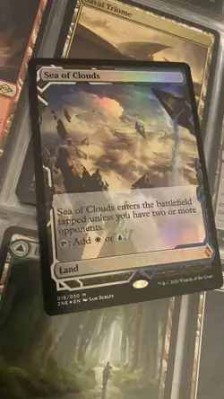 Zendikar Rising Expeditions Foil Magic the Gathering Sea of Clouds Near Mint - Image 1